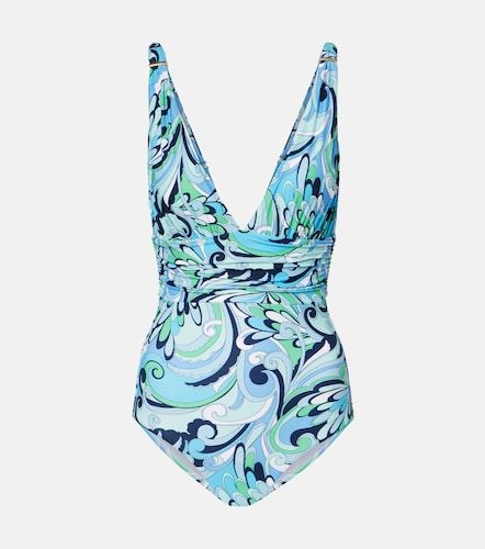 Panarea printed ruched swimsuit - Melissa Odabash - Modalova