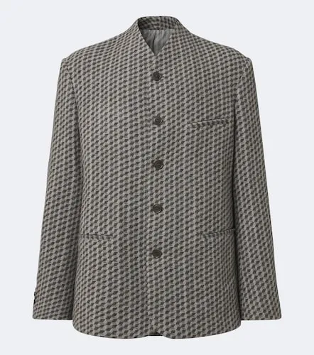 Cashmere and wool-blend blazer - Giorgio Armani - Modalova