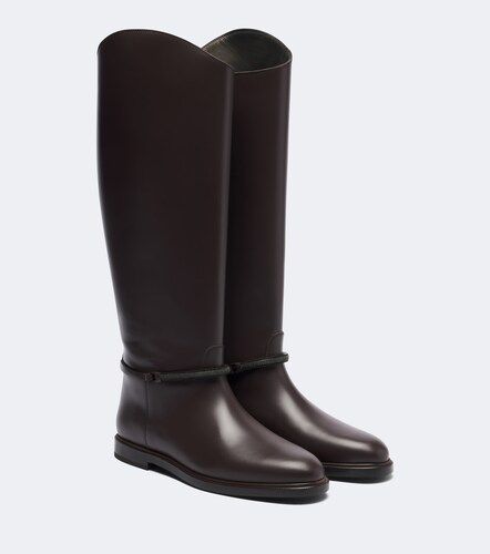 Stivali Monili in pelle - Brunello Cucinelli - Modalova