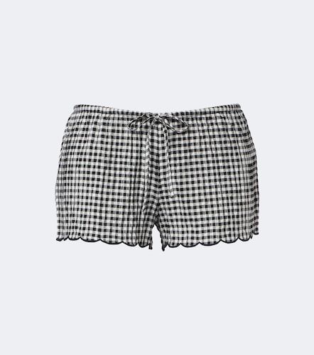 Karierte Shorts mit Bogenkante - Montce - Modalova