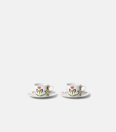 Set di 2 tazze da tè e piattini Grand Tour - L'Objet - Modalova