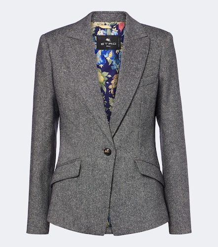 Etro Wool and silk-blend blazer - Etro - Modalova
