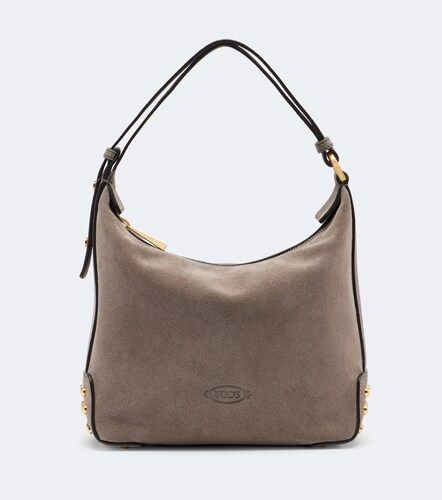 Metal Dots Mini suede top-handle bag - Tod's - Modalova