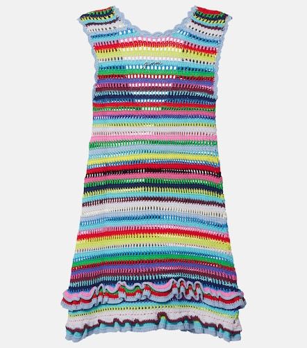 Ganni Crocheted minidress - Ganni - Modalova