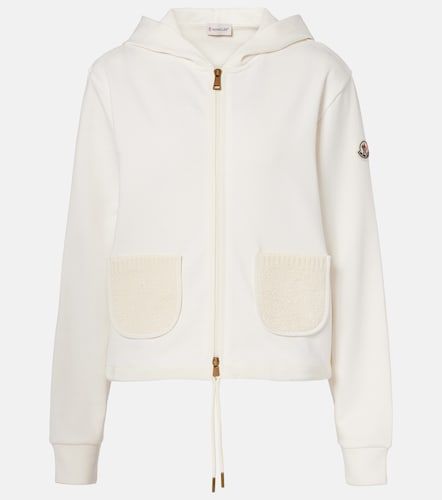Sudadera con capucha en mezcla de algodón - Moncler - Modalova