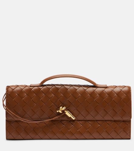Intrecciato leather top-handle bag - Bottega Veneta - Modalova