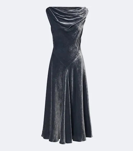 Drina draped velvet midi dress - Altuzarra - Modalova
