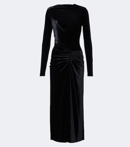 Vestido midi Ferrera de terciopelo fruncido - Simkhai - Modalova