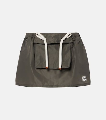 Miu Miu Technical miniskirt - Miu Miu - Modalova