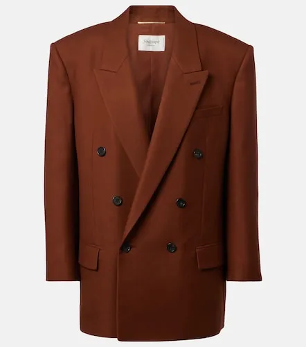 Double-breasted cashmere blazer - Saint Laurent - Modalova