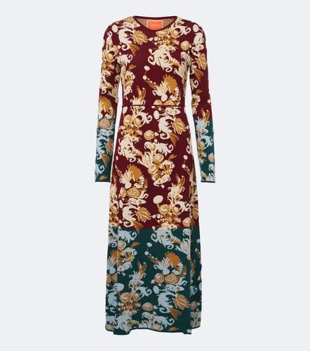 Coven jacquard cotton-blend midi dress - La DoubleJ - Modalova