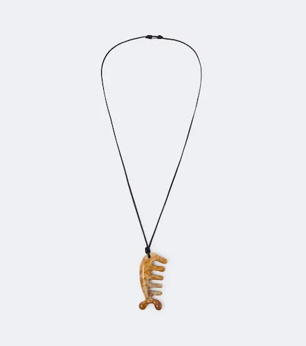 Collar Gua Sha de piel con jaspe - Lemaire - Modalova