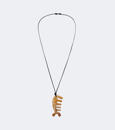 Halskette Gua Sha aus Leder mit Jaspis - Lemaire - Modalova