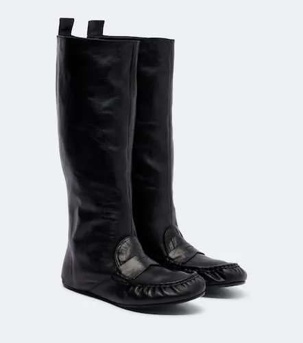 Botas alts Bojan de piel - Acne Studios - Modalova