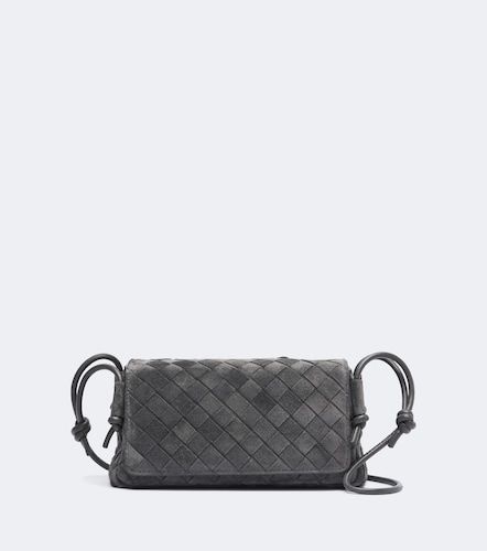 Borsa a tracolla Notturno Mini in suede - Bottega Veneta - Modalova