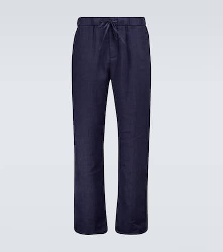 Linen and cotton chinos - Frescobol Carioca - Modalova