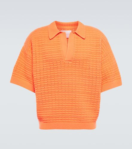 Pointelle wool polo shirt - King & Tuckfield - Modalova