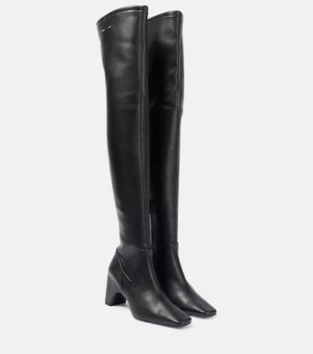 Faux leather over-the-knee boots - Coperni - Modalova