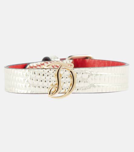 Bracciale Loubilink in pelle con stampa - Christian Louboutin - Modalova