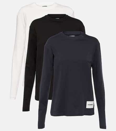 Set of 3 cotton jersey sweatshirts - Jil Sander - Modalova