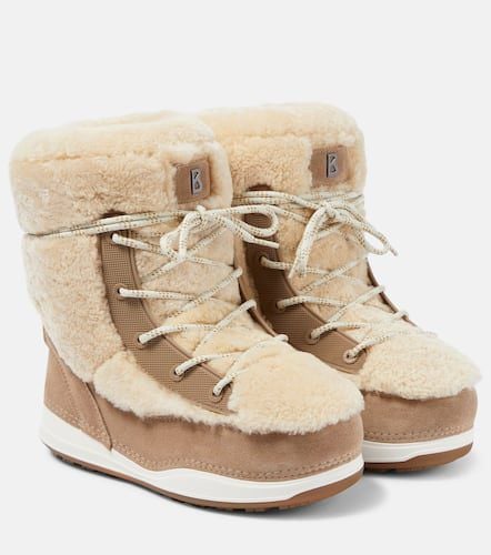 La Plagne shearling and suede ankle boots - Bogner - Modalova