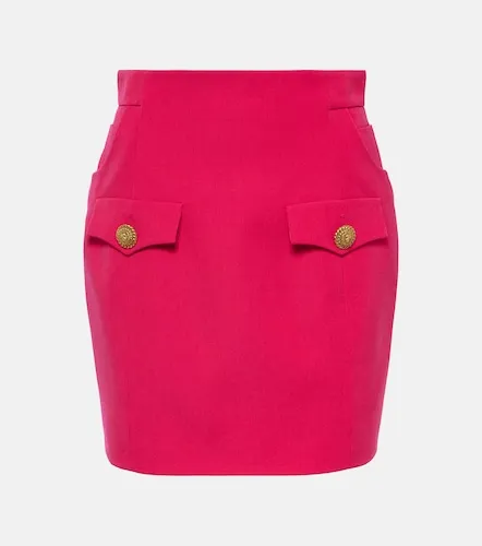 Balmain Minifalda de lana virgen - Balmain - Modalova