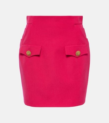 Balmain Virgin wool miniskirt - Balmain - Modalova