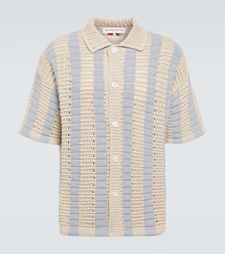 Thomas striped crochet cotton shirt - Orlebar Brown - Modalova