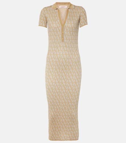 Toile Iconographe lamé jacquard midi dress - Valentino - Modalova