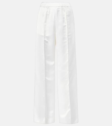 High-rise satin wide-leg pants - Jil Sander - Modalova