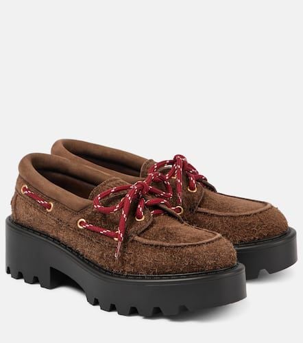 Miu Miu Brushed suede loafers - Miu Miu - Modalova