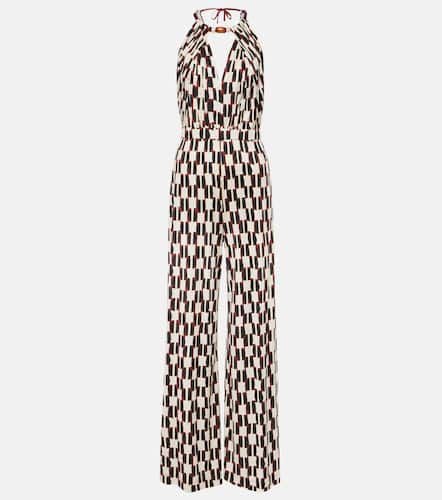 Tai printed halterneck jumpsuit - Diane von Furstenberg - Modalova