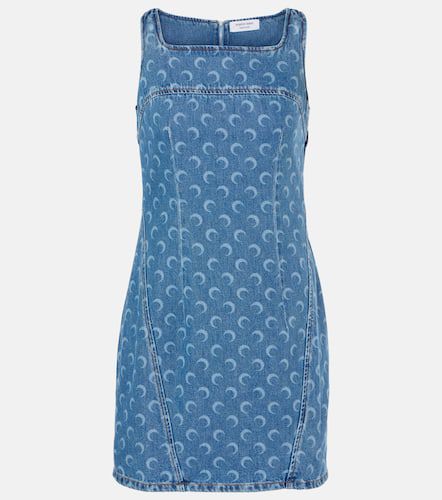 All Over Moon denim minidress - Marine Serre - Modalova