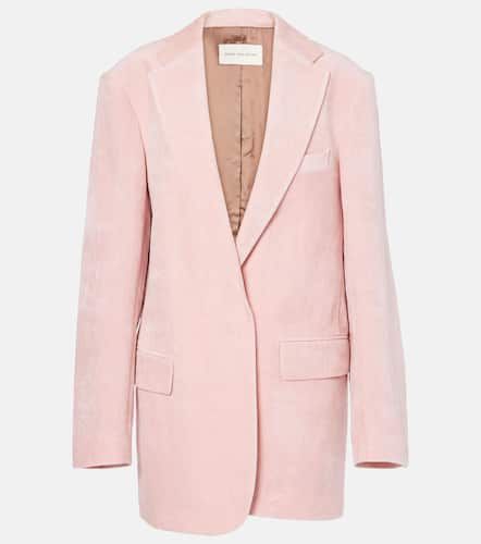 Cotton and hemp blazer - Dries Van Noten - Modalova