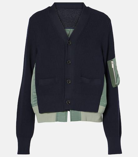 Sacai Cotton-blend cardigan - Sacai - Modalova