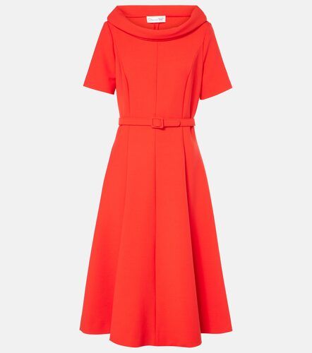 Vestido midi en mezcla de lana - Oscar de la Renta - Modalova