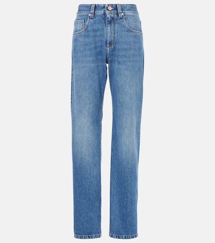 High-rise straight jeans - Brunello Cucinelli - Modalova