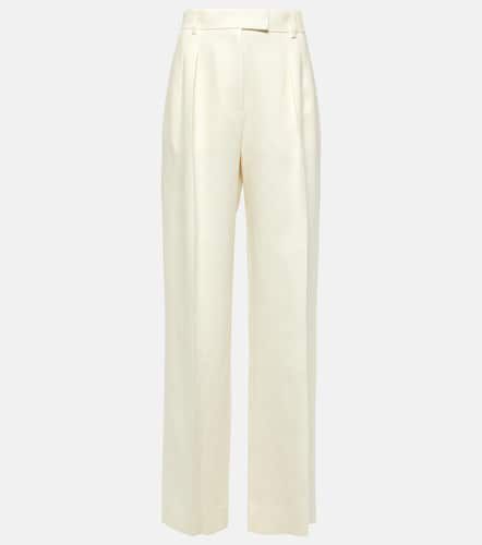 Antone high-rise linen wide-leg pants - The Row - Modalova