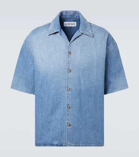 Camicia bowling di jeans Anagram - Loewe - Modalova