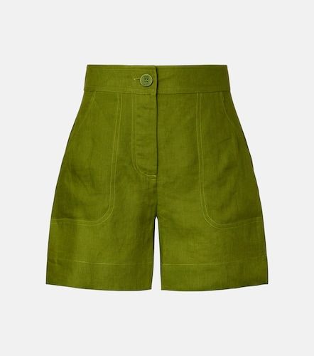 Eres Correct high-rise linen shorts - Eres - Modalova