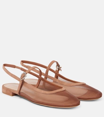 Organza slingback flats - Gianvito Rossi - Modalova