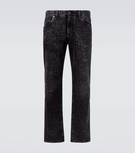 Jeans rectos de tiro medio - Dolce&Gabbana - Modalova