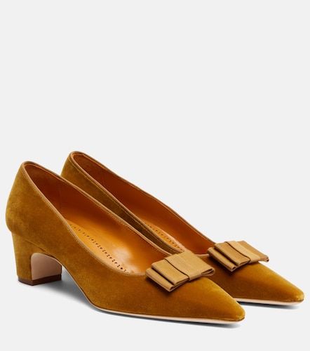 Pumps Reader 50 in velluto - Manolo Blahnik - Modalova