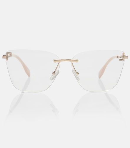 Fendi Gafas cat-eye First Crystal - Fendi - Modalova