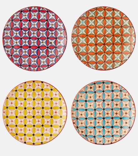 Set di 4 piatti piccoli Hippy - Polspotten - Modalova