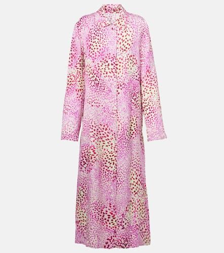 Printed jacquard coat - Dries Van Noten - Modalova