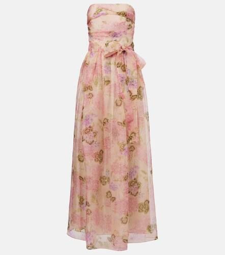 Lisetta floral silk organza bustier gown - Max Mara - Modalova