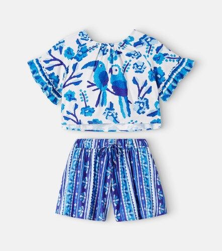 Fábula Set de top y shorts de algodón - Fabula - Modalova