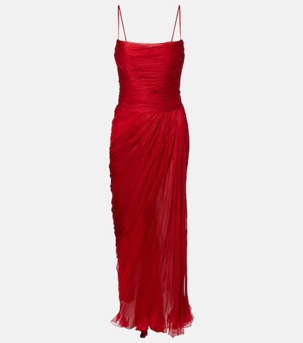 Rio draped silk muslin gown - Maria Lucia Hohan - Modalova