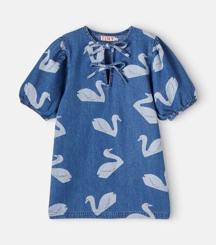 Vestido de denim estampado - Tinycottons - Modalova